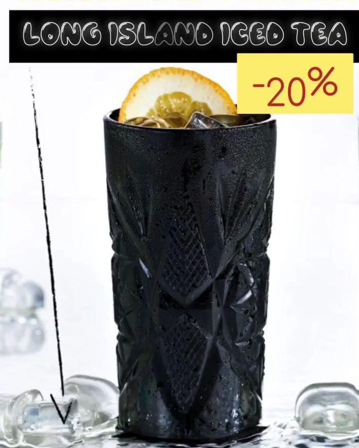 -20% Long island iced tea -20% Long island iced tea